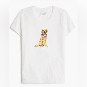 J. CREW : Patriotic dog graphic collector's tee